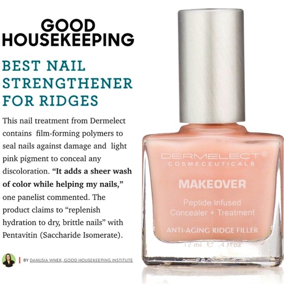 NEW Dermelect “Makeover” Nail Ridge Filler 4oz Award Winning - Picture 1 of 8